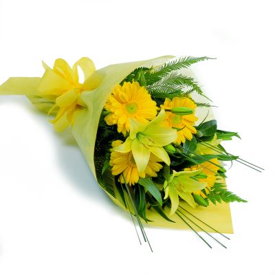 �i�ek�i Temelli ankara �i�ek sat���  lilyum gerbera buketi �zel