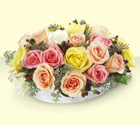 Temelli ankara �i�ek sipari�i �i�ek g�nderme  sepet i�erisinde karisik g�l