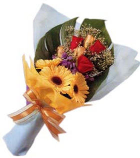g�ller ve gerbera �i�ekleri  Ankara Temelli online �i�ek g�nderme sipari� 