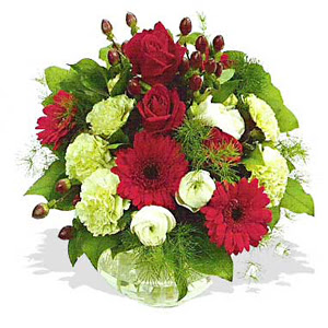 karanfil gerbera ve g�ller - d�s�nenelere �zel - Ankara Temelli cicekciler , cicek siparisi 