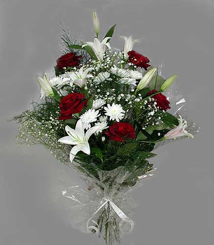 Ankara Temelli �i�ek yolla  super g�rsel buket tanzimi