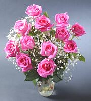 Temelli �i�ek g�nderme sitemiz g�venlidir  vazoda 12 adet g�l tanzimi