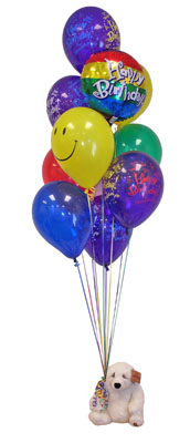 Temelli Ankara �i�ek g�nder uluslararas� �i�ek g�nderme  Sevdiklerinize 17 adet u�an balon demeti yollayin.