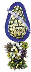 ankara �i�ek�i Temelli ucuz �i�ek g�nder  2,2 m. Boyunda tek katli ayakli sepet