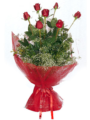 ankara �i�ek�i Temelli ucuz �i�ek g�nder  7 adet g�lden buket g�rsel sik sadelik