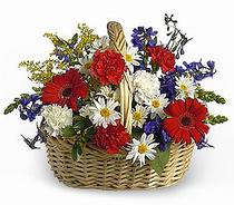 ankara �i�ek�i Temelli ucuz �i�ek g�nder  Karisik mevsim �i�ek sepeti 