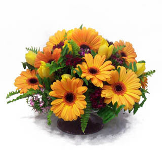 gerbera ve kir �i�ek masa aranjmani Ankara Temelli �i�ek sat��� online �i�ek�i , �i�ek sipari�i 