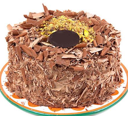 �ikolatali 4 ile 6 kisilik yas pasta ankara �i�ek�i Temelli ucuz �i�ek g�nder 