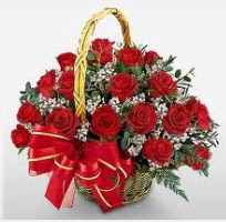 17 adet k�rm�z� g�lden g�l �i�ek sepeti Ankara Temelli hediye �i�ek yolla 