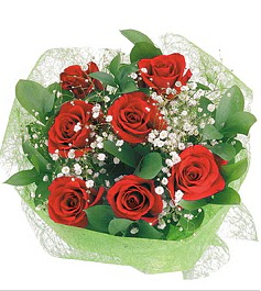 7 adet k�rm�z� g�lden buket tanzim Temelli ankara �nternetten �i�ek sipari�i 