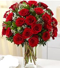 Vazo i�erisinde 33 adet k�rm�z� g�l Temelli ankara �nternetten �i�ek sipari�i 