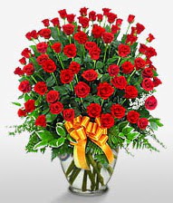 G�rsel vazo i�erisinde 101 adet g�l Temelli ankara �nternetten �i�ek sipari�i 