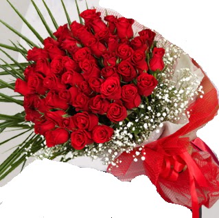 51 adet k�rm�z� g�l buketi Ankara Temelli online �i�ek g�nderme sipari� 