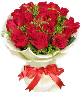 19 adet k�rm�z� g�lden buket tanzimi ankara �i�ek�i Temelli ucuz �i�ek g�nder  