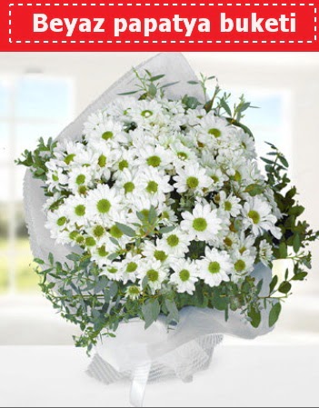 Beyaz Papatya Buketi Temelli ankara �i�ek sipari�i �i�ek g�nderme 