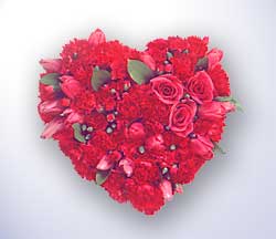 Ankara Temelli �i�ek sat��� online �i�ek�i , �i�ek sipari�i  Kalp i�erisinde karanfil g�l
