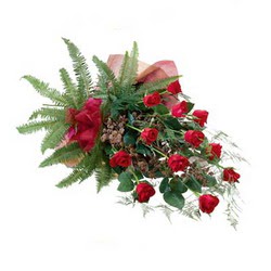 Ankara Temelli �i�ek yolla , �i�ek g�nder , �i�ek�i   10 adet kirmizi g�l �zel buket �i�ek siparisi