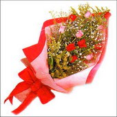 12 adet renkli  g�l buketi  �i�ek�i Temelli �i�ek servisi , �i�ek�i adresleri 