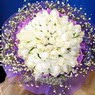 71 adet beyaz g�l buketi  Temelli anneler g�n� �i�ek yolla 