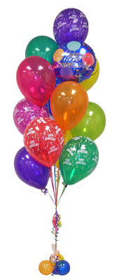 Ankara Temelli 14 �ubat sevgililer g�n� �i�ek  Sevdiklerinize 17 adet u�an balon demeti yollayin.