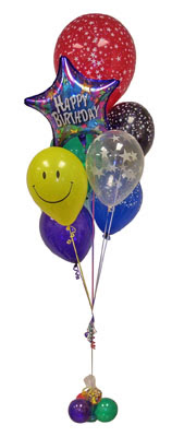 Temelli anneler g�n� �i�ek yolla  Sevdiklerinize 17 adet u�an balon demeti yollayin.