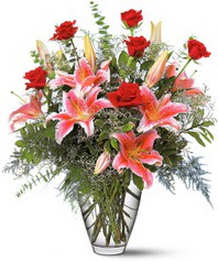 Temelli ankara �i�ek sipari�i �i�ek g�nderme  7 adet kirmizi g�l 3 adet kazablanka