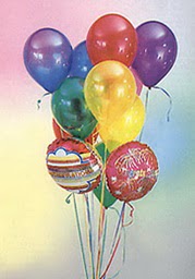 Temelli �i�ek sat��� , �i�ek�i , �i�ek�ilik  19 adet karisik renkte u�an balon buketi