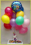 ankara �i�ek yolla Temelli �i�ek�i telefonlar�  25 adet u�an balon ve 1 kutu �ikolata hediye