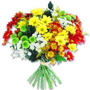 Kir �i�eklerinden buket modeli Ankara Temelli �i�ek yolla , �i�ek g�nder , �i�ek�i  