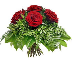 Ankara Temelli hediye �i�ek yolla  5 adet k�rm�z� g�lden buket