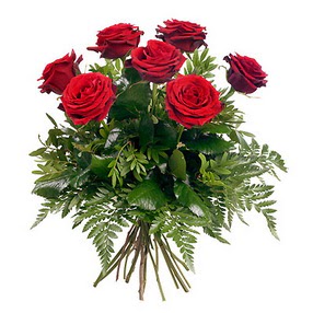 Ankara Temelli �i�ek yolla , �i�ek g�nder , �i�ek�i   7 adet k�rm�z� g�lden buket