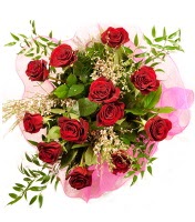 12 adet k�rm�z� g�l buketi Temelli ankara �i�ek sipari�i �i�ek g�nderme 
