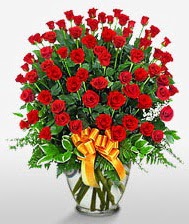 G�rsel vazo i�erisinde 101 adet g�l Temelli ankara �nternetten �i�ek sipari�i 
