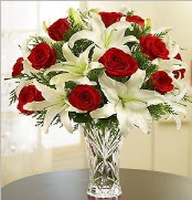 12 adet k�rm�z� g�l 2 dal kazablanka vazosu Ankara Temelli 14 �ubat sevgililer g�n� �i�ek 