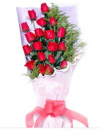 19 adet k�rm�z� g�l buketi Ankara Temelli �i�ek yolla 