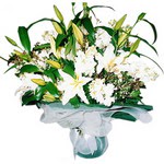 �i�ek�i Temelli �i�ek servisi , �i�ek�i adresleri  Kazablanka ve gerbera demeti