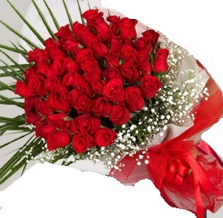 51 adet k�rm�z� g�l buketi Ankara Temelli online �i�ek g�nderme sipari� 