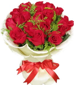 19 adet k�rm�z� g�lden buket tanzimi ankara �i�ek�i Temelli ucuz �i�ek g�nder  