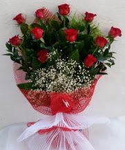 11 adet k�rm�z� g�lden g�rsel �i�ek Ankara Temelli 14 �ubat sevgililer g�n� �i�ek 