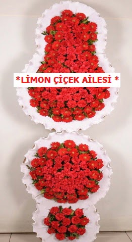 3 katl� k�rm�z� d���n a��l�� �i�e�i Ankara Temelli cicekciler , cicek siparisi 